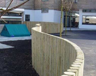 Timber Walling for School
